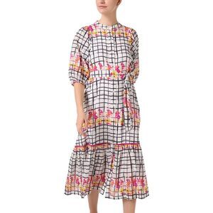 Ro's Garden Womens Flirty Midi Dress